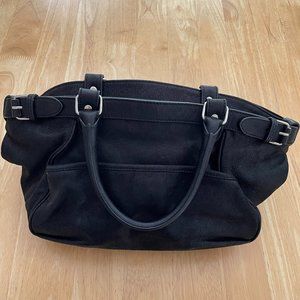 Vanessa Bruno Black Leather Lune handbag